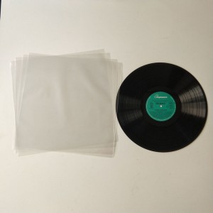 Flache Außenhüllen aus Polyethylen mit 12 Zoll LP-Aufzeichnung