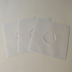 12 Weißbuch-Vinyl-LP-Innenhüllen für Vinyl-Schallplatten mit 33 U / min