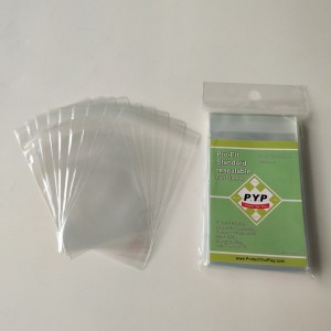 Crystal Clear Pro-Fit Wiederverschließbare Standard-Kartenhülle 63.5x88mm Brettspielhüllen