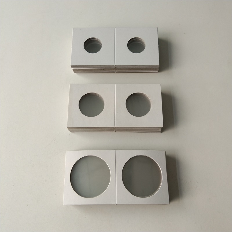 2X2-Karton-Papiermünzhalter Flips